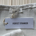Perfect Stranger Lucy Long Sleeve Blouse - White Ruched Square Neck Top M - Image 6