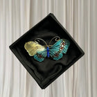 Vintage David Andersen Norwegian Sterling Silver Enamel Butterfly Brooch - Image 1
