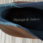 Django & Juliette Chelsea Boots - Black Leather Block Heels 41 - Image 7