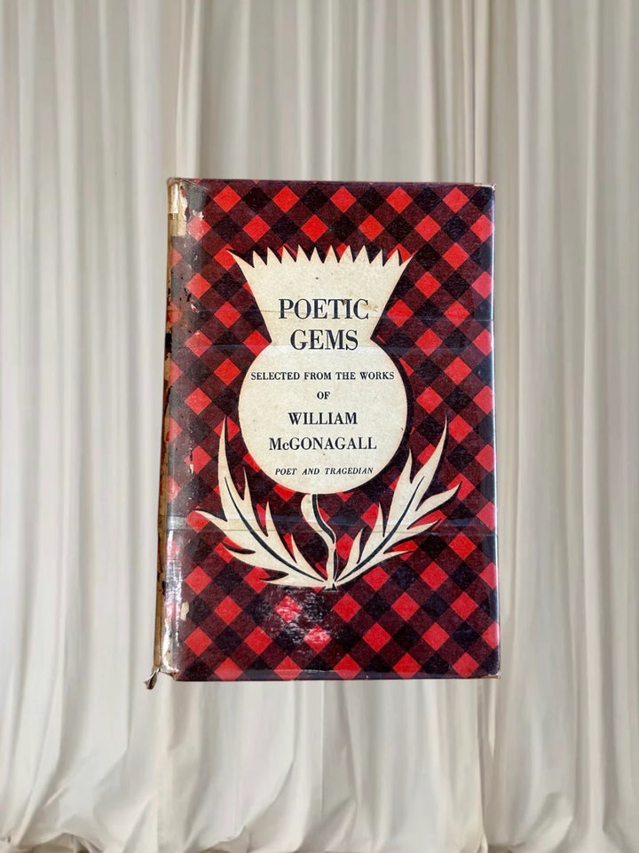 Poetic Gems - William McGonagall 1963 Vintage Hardback Book - Classic Scottish Poetry Collection - Image 1