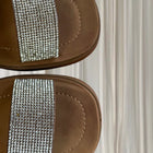 Novo Rhinestone Platform Slide Sandals - Sparkling Silver AU 7 - Image 7