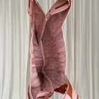 D.Kelly Japan Rabbit Bunny Knit Tote Bag - Pink and Brown Checkerboard. Miffy Style - Image 3