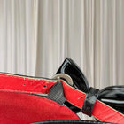 SugarPOP Morello Cherry Black Patent Bow Kitten Heels AU9 - Image 8