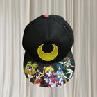 Sailor Moon/Sailor Guardians Flat Brim Snapback Hat - Vibrant Anime Print Cap OS - Image 2