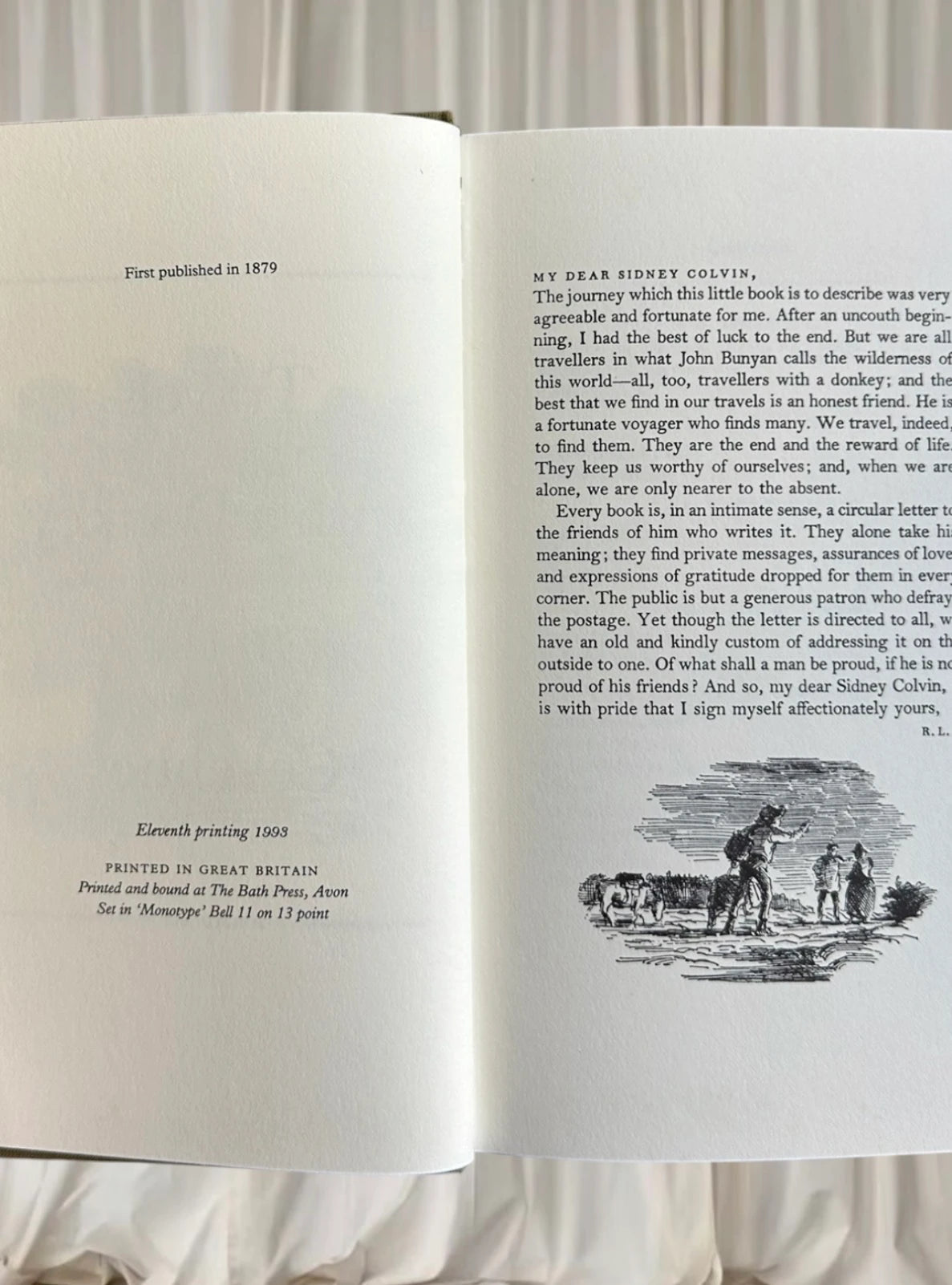 Travels with a Donkey in the Cevennes Robert Louis Stevenson 1967 Hardcover - Image 5