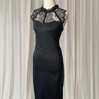 Elegant Eveningwear Sleeveless Bodycon Pencil Dress - Lace Neckline L-XL - Image 4