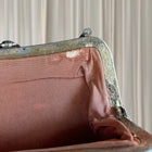 Vintage Evening Clutch Bag - Gold Tone Metal Mesh Glam Shoulder Bag - Image 7