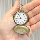 Vintage Antique 80% Silver Collectible Pocket Watch  - Image 1