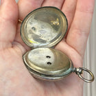 Vintage Antique 80% Silver Collectible Pocket Watch  - Image 2