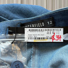Dangerfield Skater A-Line Denim Blue Midi Skirt BNWT AU12 - Image 6