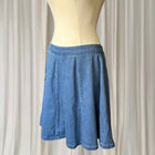 Dangerfield Skater A-Line Denim Blue Midi Skirt BNWT AU12 - Image 4