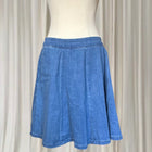 Dangerfield Skater A-Line Denim Blue Midi Skirt BNWT AU12 - Image 2