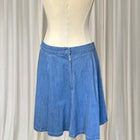 Dangerfield Skater A-Line Denim Blue Midi Skirt BNWT AU12 - Image 5