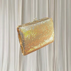 Vintage Lifinia Sydney 70s Gold Metal Mesh Clutch Bag - Glomesh Style - Image 1