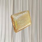 Vintage Lifinia Sydney 70s Gold Metal Mesh Clutch Bag - Glomesh Style - Image 2