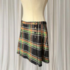 Black Friday Dangerfield Woodland Pleated Tartan Mini Skirt BNWT AU12  - Image 3