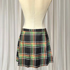 Black Friday Dangerfield Woodland Pleated Tartan Mini Skirt BNWT AU12  - Image 4