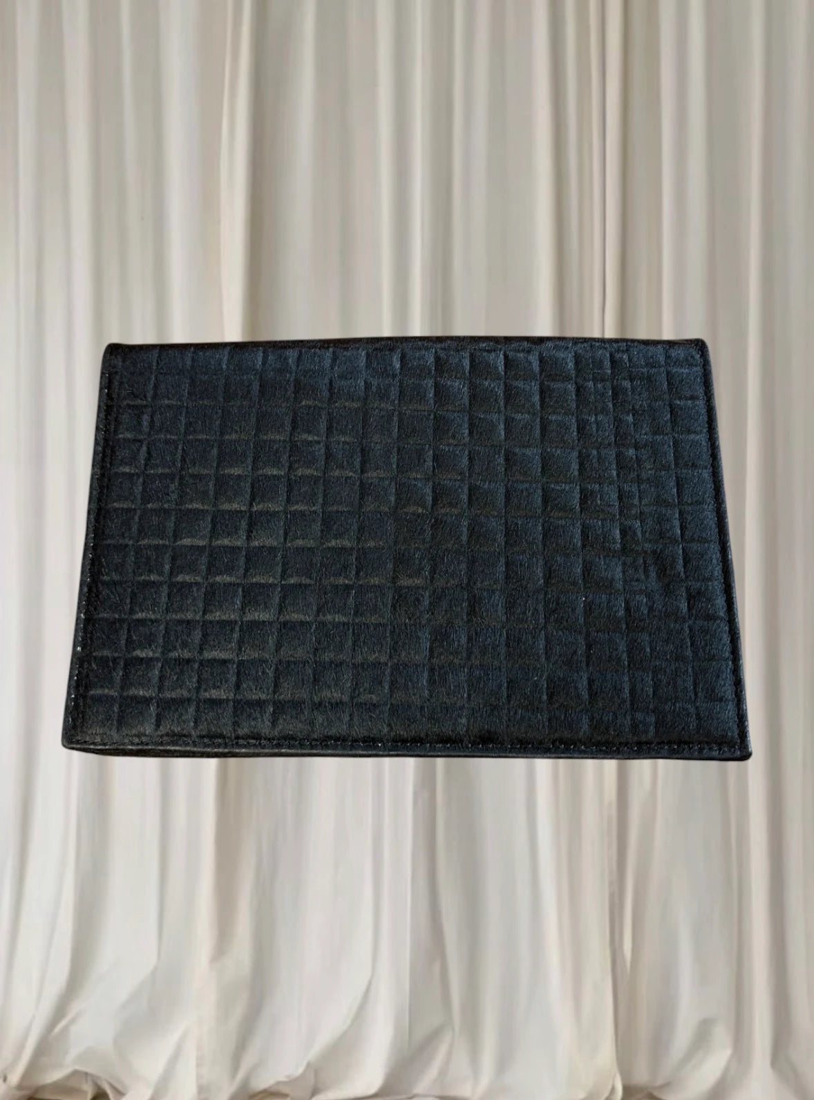 Nina Valero Quilted Hair-on-Hide Crossbody Bag - Gold-Tone Chain Detail - Image 8