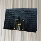 Nina Valero Quilted Hair-on-Hide Crossbody Bag - Gold-Tone Chain Detail - Image 3