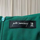 Peter Morrissey Vintage Style Emerald Green V-Neck A-Line Dress AU16 - Image 7