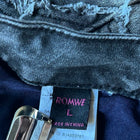 Grunge Black Denim Cargo Mini Skirt - Vintage Style BNWT L - Image 8