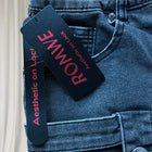 Grunge Black Denim Cargo Mini Skirt - Vintage Style BNWT L - Image 9
