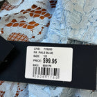 Portmans Lace Sheer Pastel Blue Button-Down Shirt AU10 BNWT RRP$99.95 - Image 8