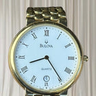 BULOVA 1552 Vintage Gold Plated Quartz 32MM Slim Dress Watch 20CM L - Image 3