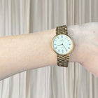 BULOVA 1552 Vintage Gold Plated Quartz 32MM Slim Dress Watch 20CM L - Image 2