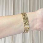 BULOVA 1552 Vintage Gold Plated Quartz 32MM Slim Dress Watch 20CM L - Image 6
