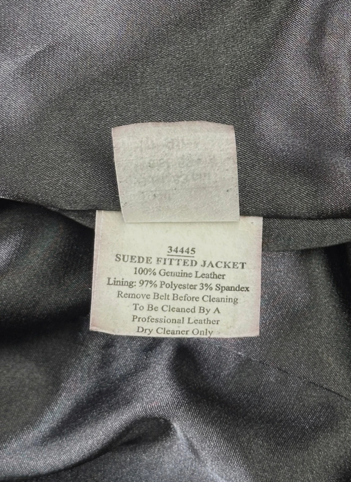 Vintage Harry Who by Harry Watt Black Leather Suede Fitted Jacket AU8 - Image 5