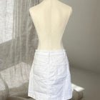 Seed Heritage White Denim Mini Skirt AU10 Women's Classic Casual Wear - Image 5