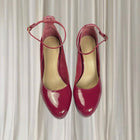 Wittner Platform Heels - Bold Magenta Zaiqee Patent Leather Y2K EU37 - Image 3