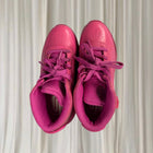 Skechers S-Lights Remix High-Top Sneakers Vibrant Hot Pink Light-Up Kids Shoes - Image 3