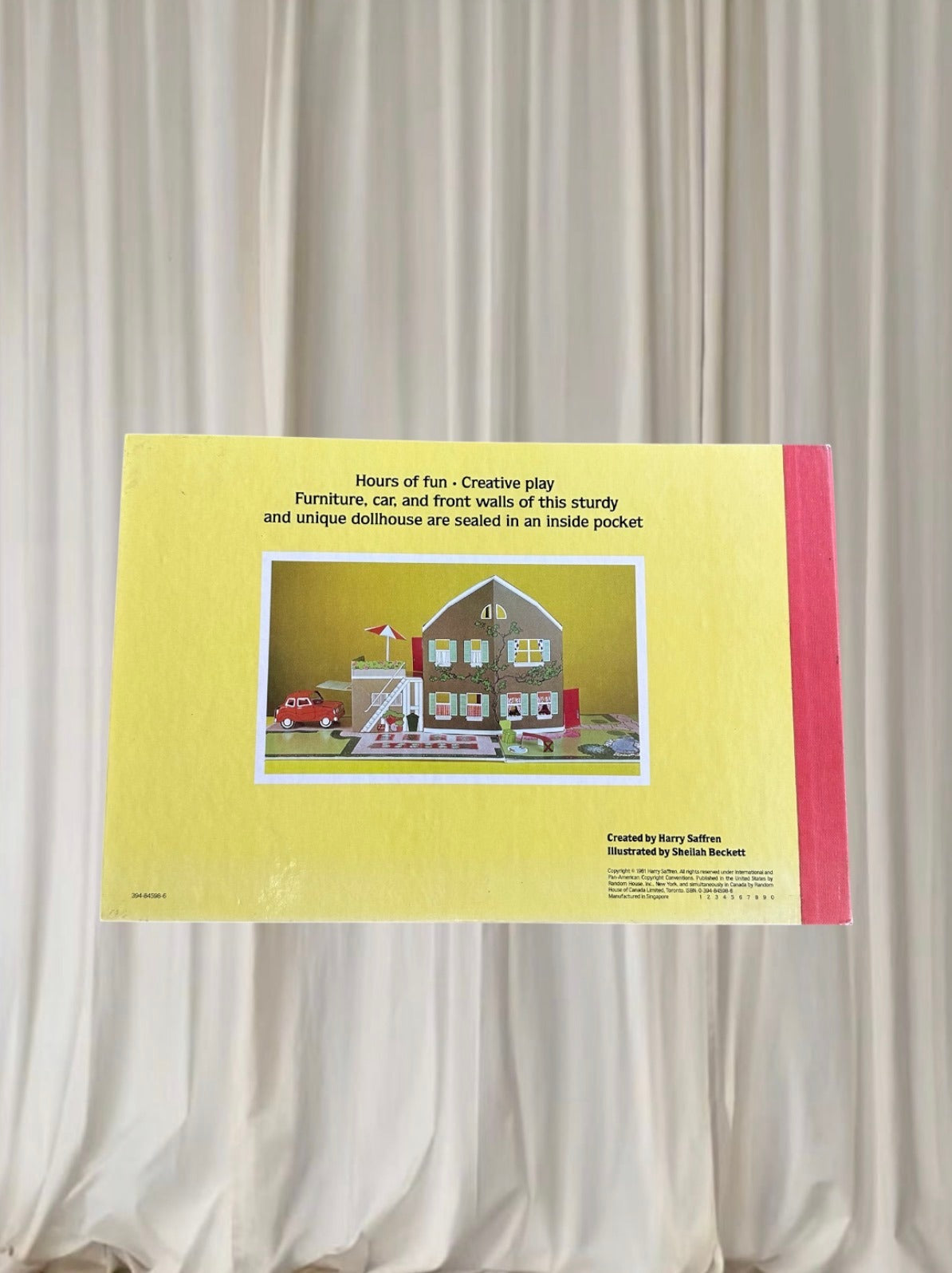 Random House Dollhouse Pop-Up Book - 1981 Interactive Vintage Play - Image 3