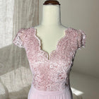 Review Eternity Maxi Dress Formal -  Blush Pink Lace Bodice AU10 NEW - Image 4