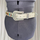 Vintage Brighton Western Belt - Rhinestone and Iridescent Crystal  - Image 2