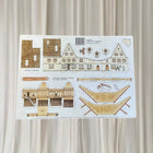 Éditions Pascaline Paper Craft Book - 10 Maisons Du Monde Vintage Architecture - Image 2