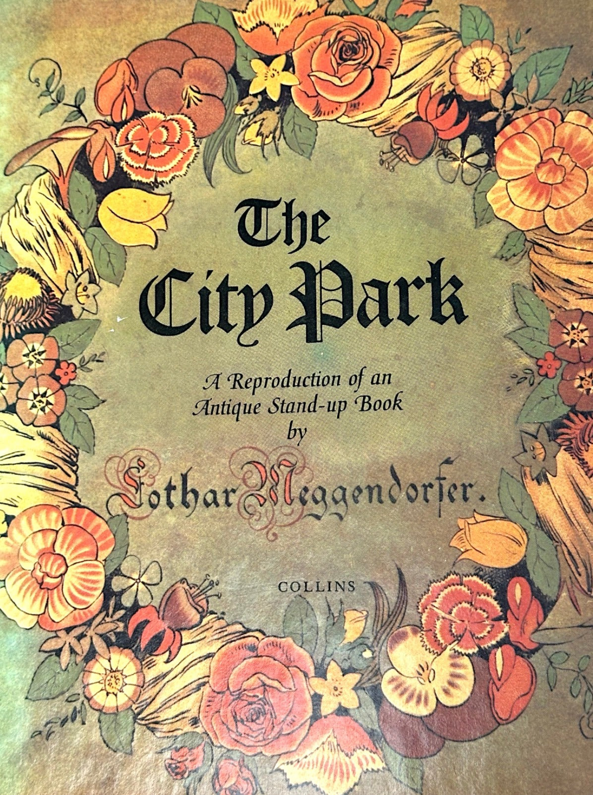 Collins Antique Stand-up Book - The City Park Lothar Meggendorfer Reproduction - Image 2