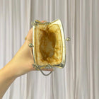 Vintage Evening Clutch Bag - Silver Rhinestone Crystal Glamour 1920s - Image 3