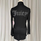 Juicy Couture 3-Piece Loungewear Set - Rhinestone Logo Black NEW M - Image 4