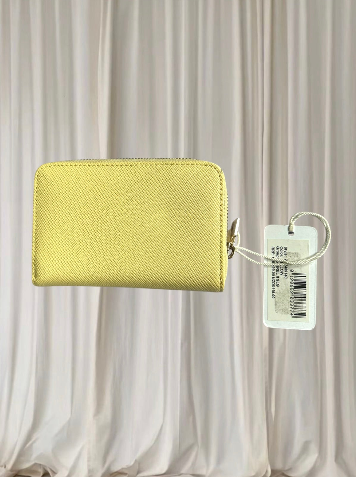 GUESS Laurel II Zip-Around Wallet Small - Soft Yellow BNWT  - Image 2