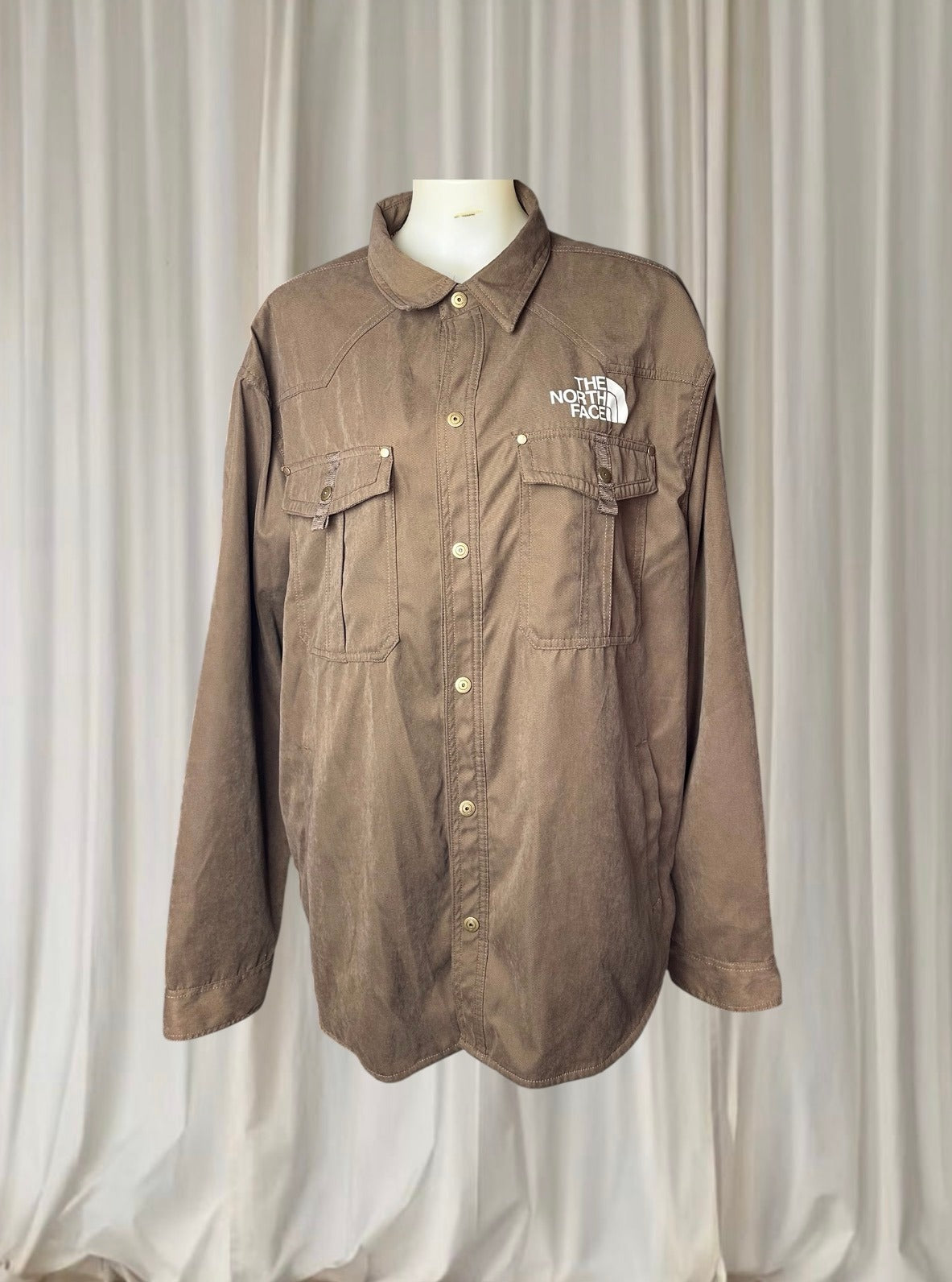 The North Face Flannel Lined Shirt Jacket 2XL  - Image 3