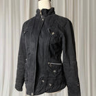 Vintage Grunge Fu Hua Nian Utility Field Jacket - Black Layering Piece S - Image 2