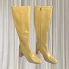 Billini Friska Beige Patent Knee-High Boots - Sesame Shimmer BNIB 7AU - Image 4
