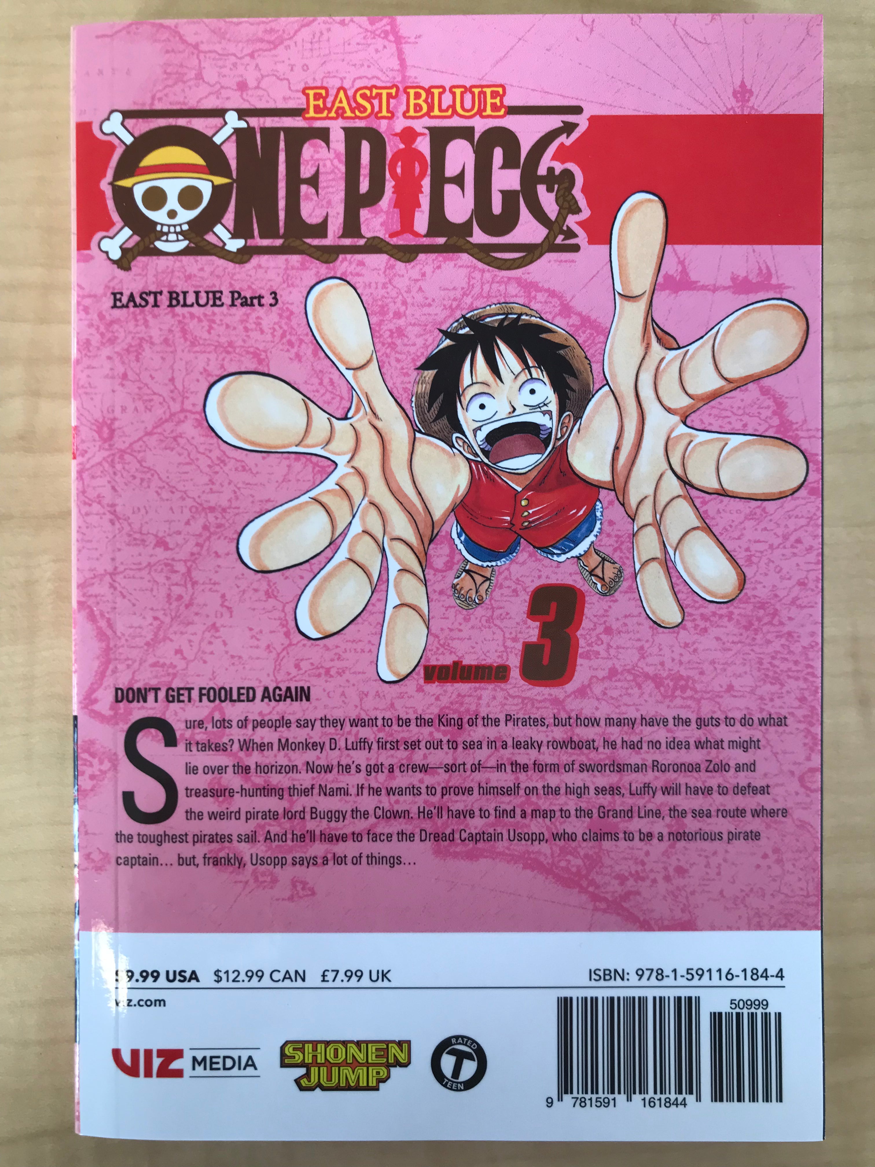 One Piece by Eiichiro Oda (East Blue and Baroque Works Box Volumes #1 - #23 with bonus comic and poster