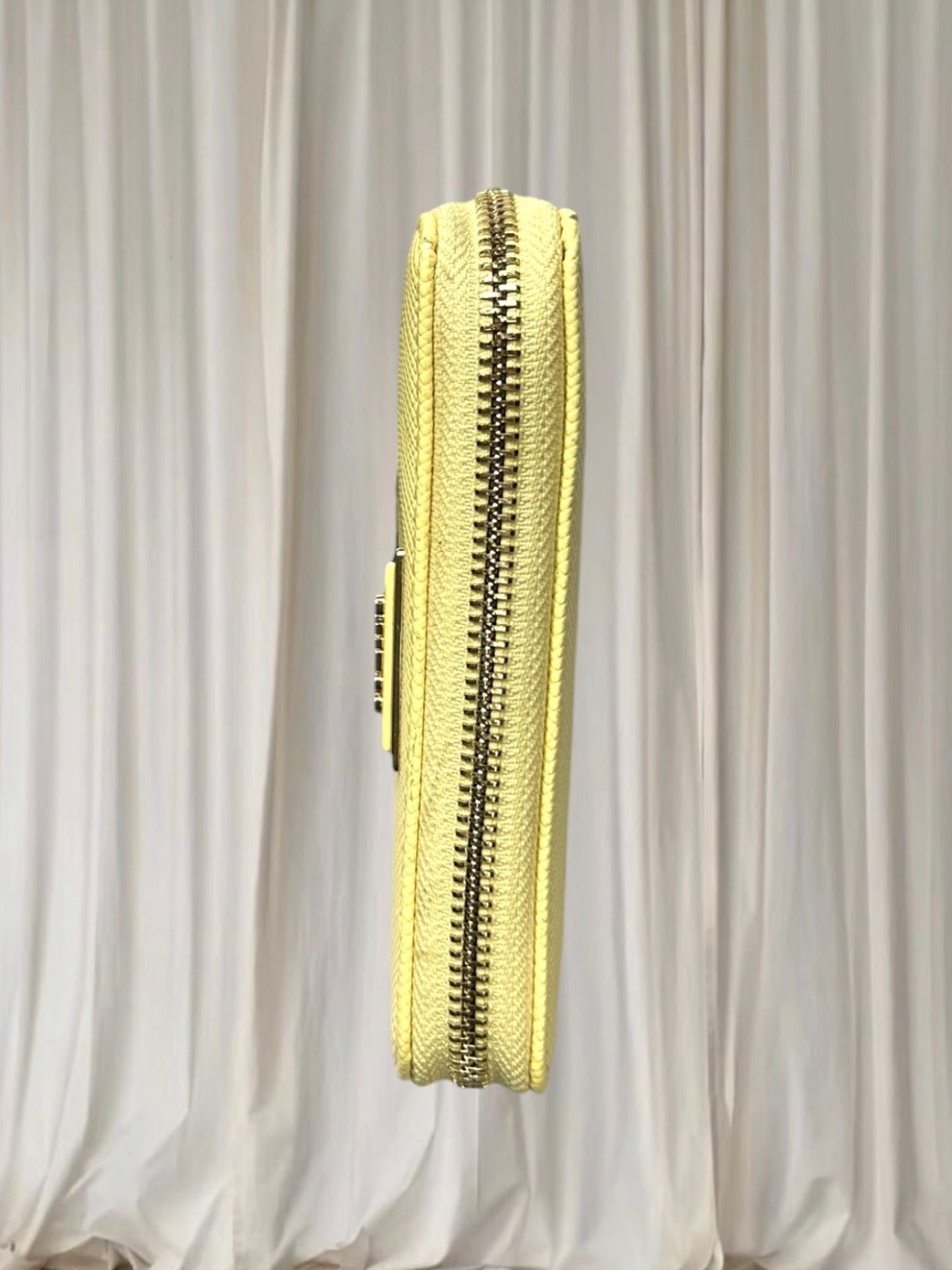 GUESS Laurel II Zip-Around Wallet Small - Soft Yellow BNWT  - Image 3