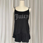 Juicy Couture 3-Piece Loungewear Set - Rhinestone Logo Black NEW M - Image 5