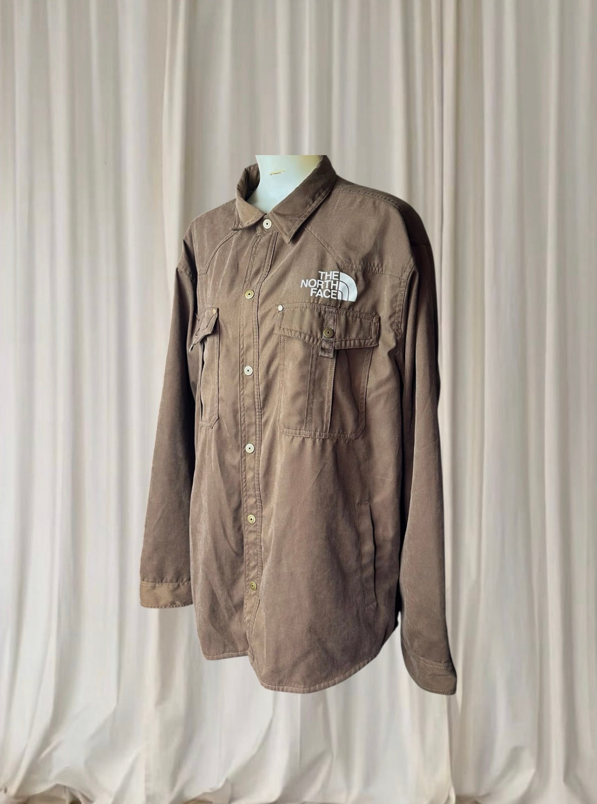 The North Face Flannel Lined Shirt Jacket 2XL  - Image 4