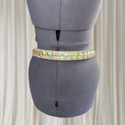 Vintage Brighton Western Belt - Rhinestone and Iridescent Crystal  - Image 4